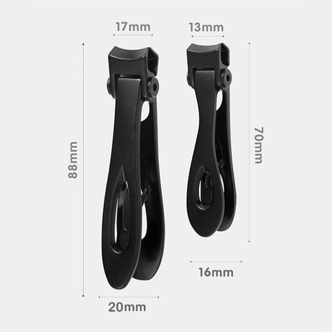 Toenail clipper with wide jaw opening