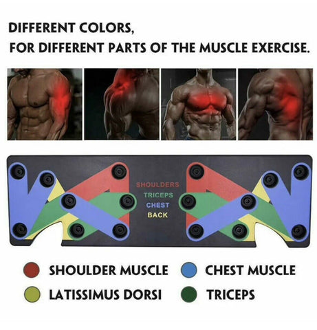 Close-up view of the Pushup Machine's adjustable resistance mechanism