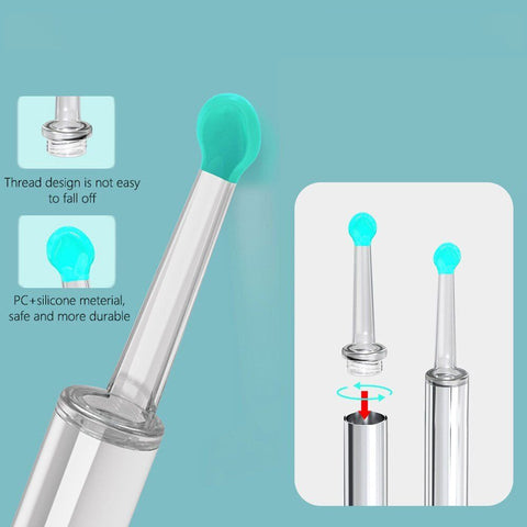 Smart Visible Earpick showing transparent design