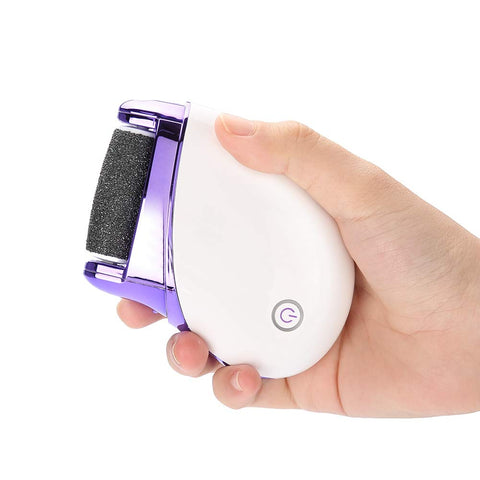 Electric Cordless Foot Callus Remover in use