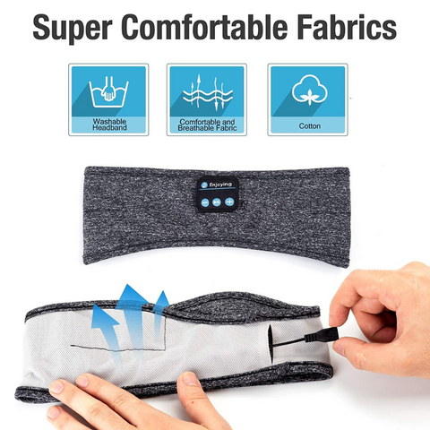 Comfortable sleep headphones headband for sleeping and sports