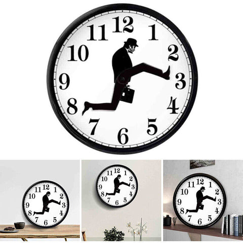 Close-up of Silly Walk Wall Clock face
