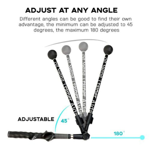 Golf Swing Motion Gesture Aid Training Corrector on hand