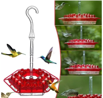 Ant Proof Hummingbird Feeder Outdoor Hanging Perch