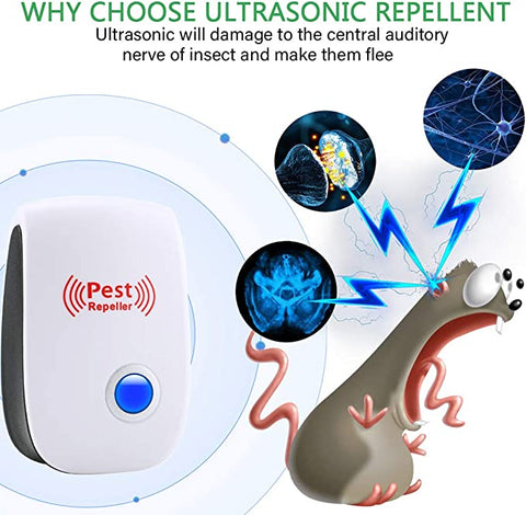 Close-up of the ultrasonic pest repellent device