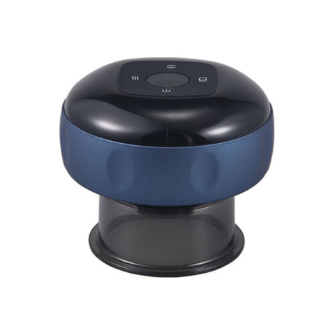 Close-up of cupping cups on skin