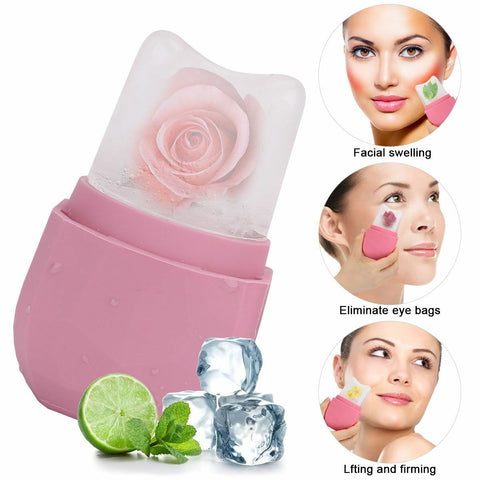 Ice Face Roller improving skin texture