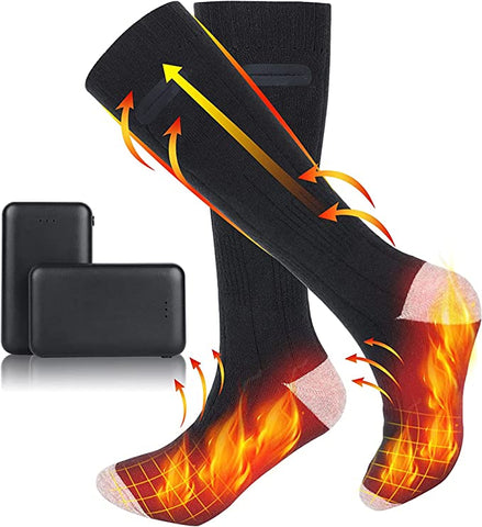 Electric Heated Socks keeping feet warm