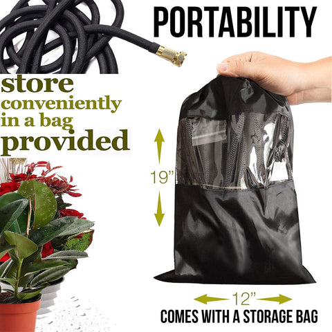 Anti-leak system on garden hose