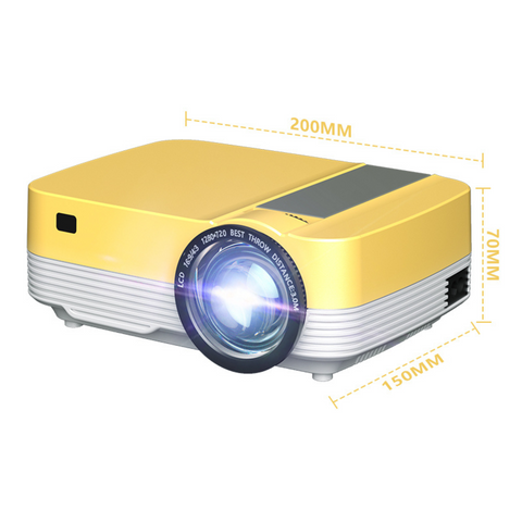 Compact design of the Portable HD Mini Smart USB Multi Device Mobile Laptop Projector