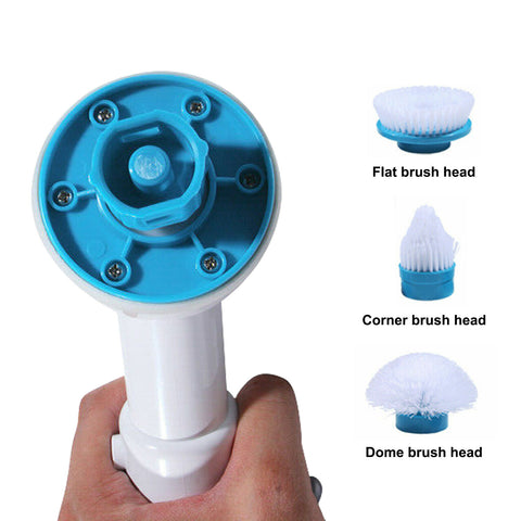 Interchangeable brush heads for Electric Spin Scrubber