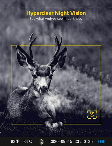 Close-up view of the Wireless HD Wildlife Game Trail Camera