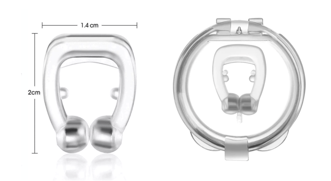 Packaging of magnetic nose clips