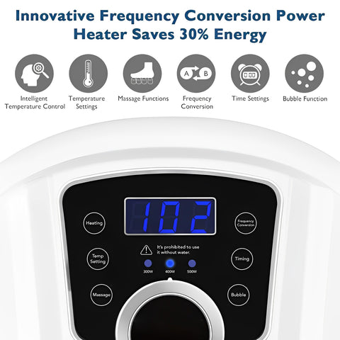 Foot spa bath massager features