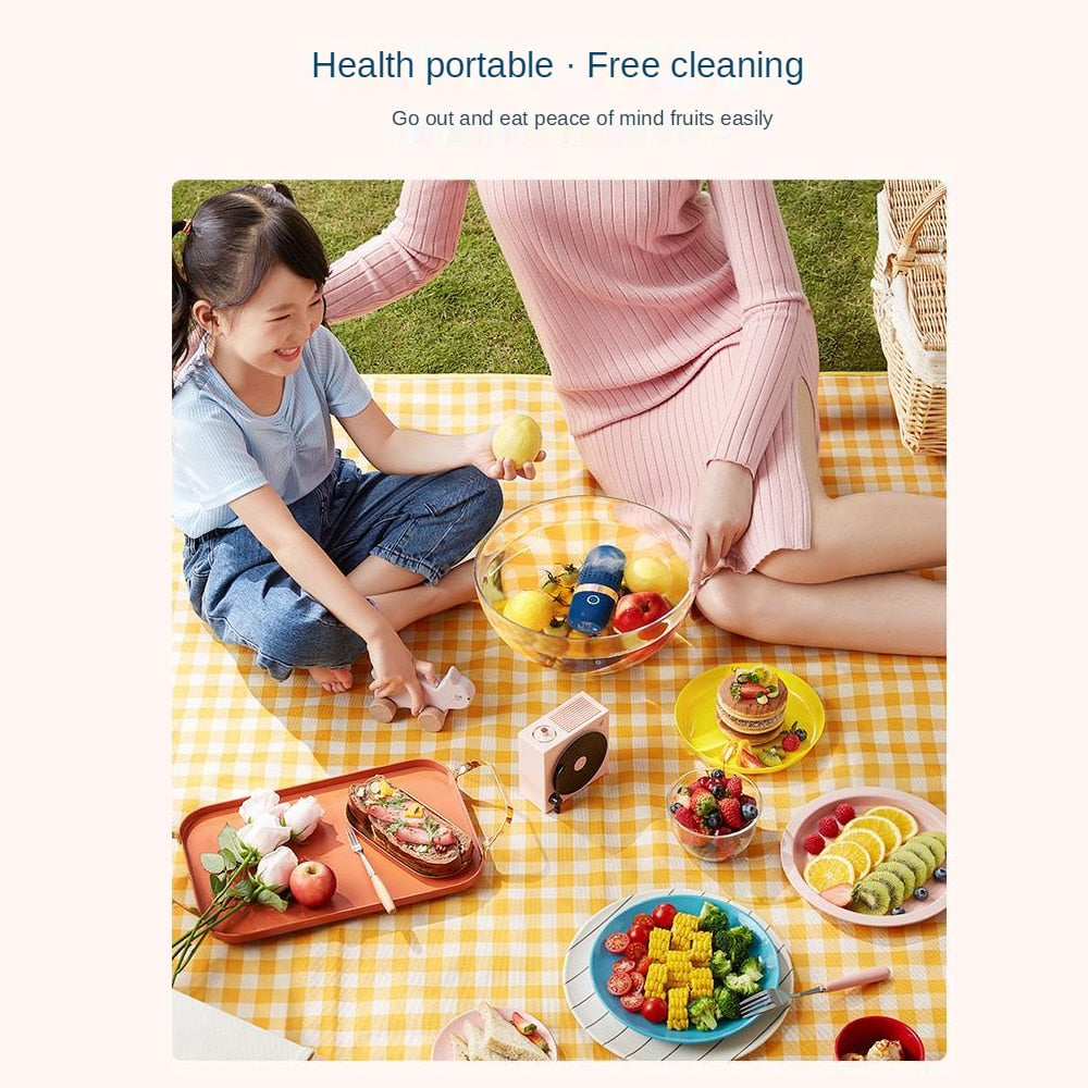 Close up of the Capsule Vegetable Washing Machine