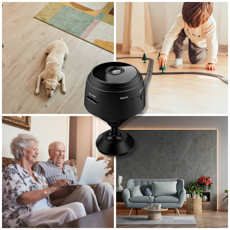 Examples of camera usage in different settings like home and car