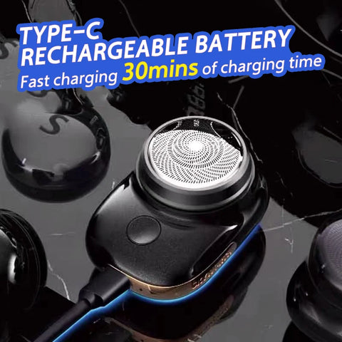 Image showing the shaver being charged via USB