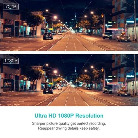 Dash Cam recording at night