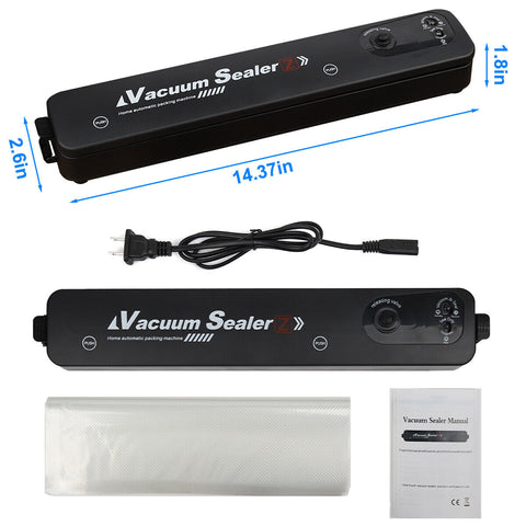 Compact food vacuum sealer on a kitchen counter
