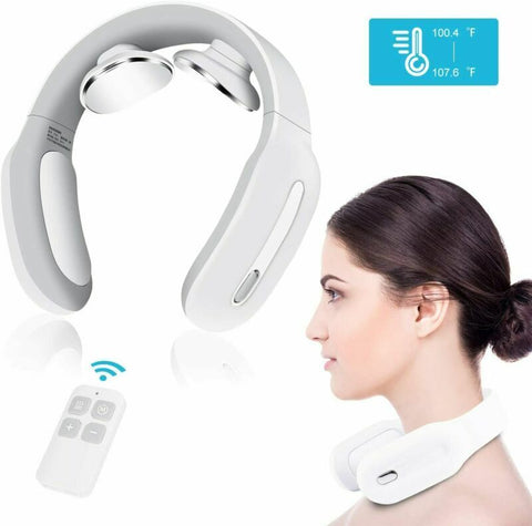 Neck massager relieving pain and stiffness