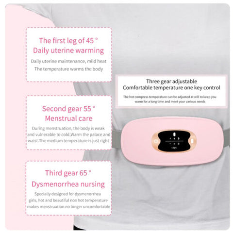 Smart Heating Massage Belt for Menstrual Cramp Relief