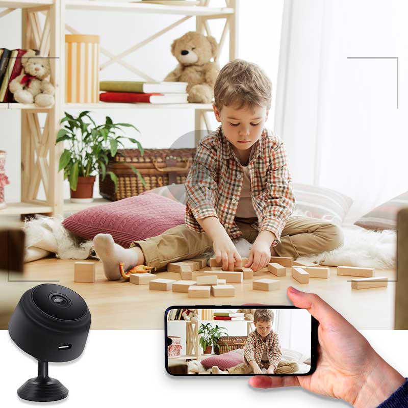 Live view of camera feed on a smartphone